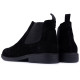 Boss Shoes Μαύρο Μποτάκι 100% Leather - C7861 SUE