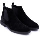 Boss Shoes Μαύρο Μποτάκι 100% Leather - C7861 SUE