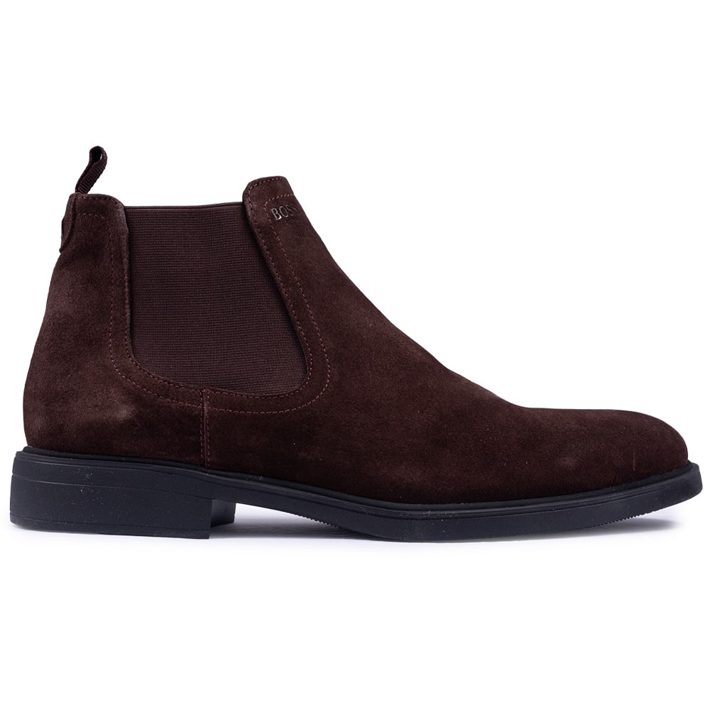 Boss Shoes Καφέ Μποτάκι 100% Leather - C7861 SUE