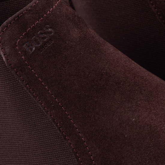 Boss Shoes Καφέ Μποτάκι 100% Leather - C7861 SUE
