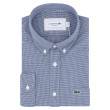 LACOSTE Μπλε Καρό Πουκάμισο Button Down - 3CH2564