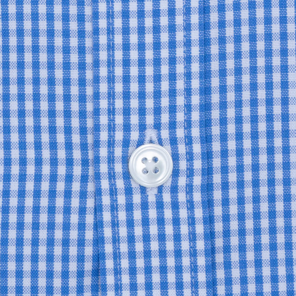 Lacoste Γαλάζιο Καρό Πουκάμισο Button Down - 3CH2932