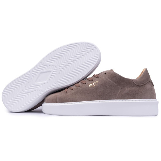 Boss Shoes Μπεζ Sneakers 100% leather - D5720 SUEDE