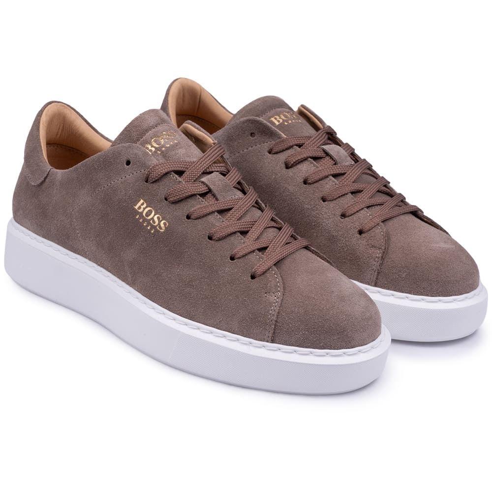 Boss Shoes Μπεζ Sneakers 100% leather - D5720 SUEDE