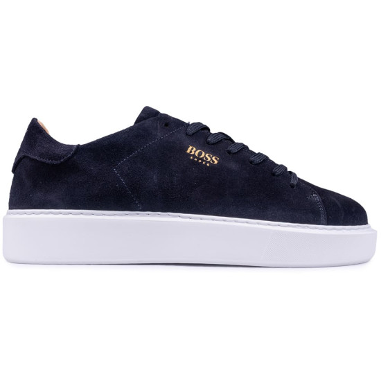 Boss Shoes Μπλε Sneakers 100% leather - D5720 SUEDE