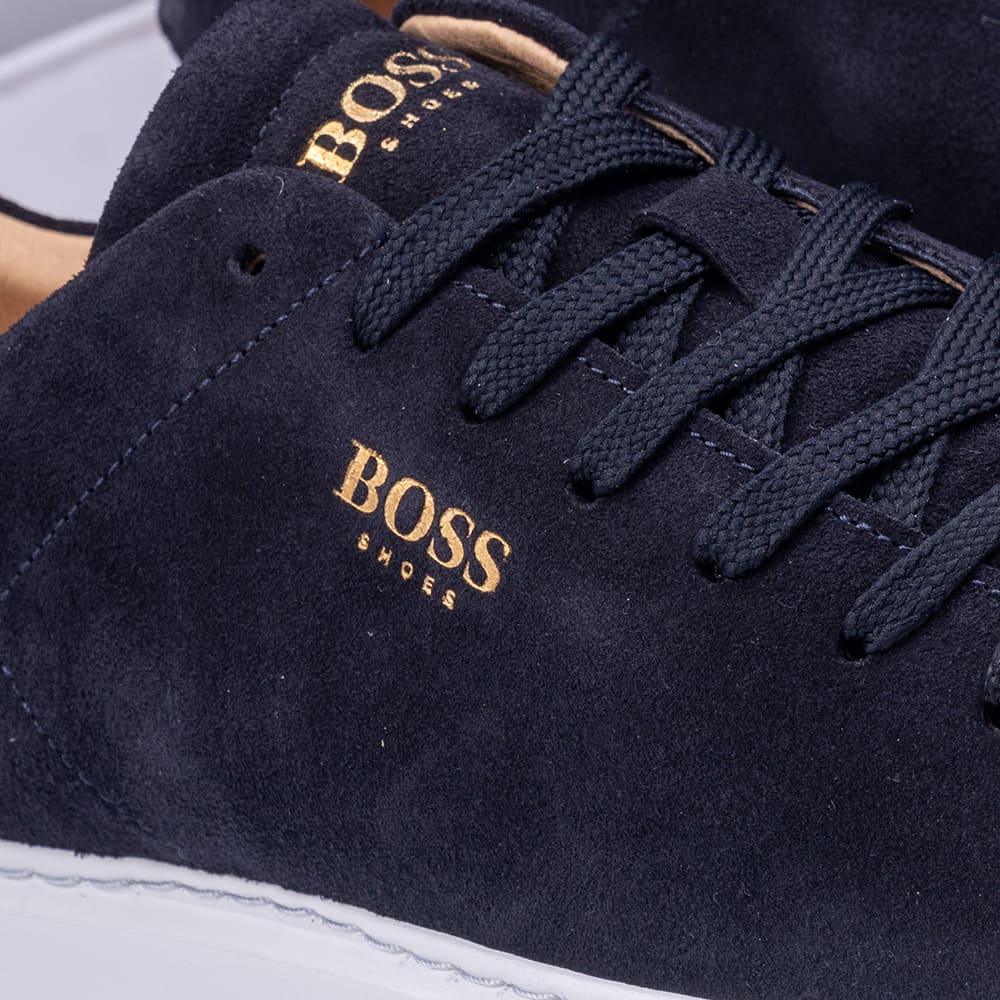 Boss Shoes Μπλε Sneakers 100% leather - D5720 SUEDE