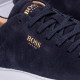 Boss Shoes Μπλε Sneakers 100% leather - D5720 SUEDE