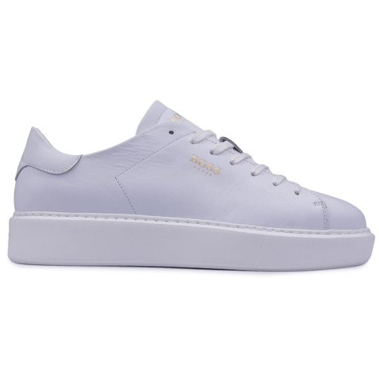 Boss Shoes Λευκά Sneakers 100% Leather - D5720