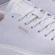 Boss Shoes Λευκά Sneakers 100% Leather - D5720
