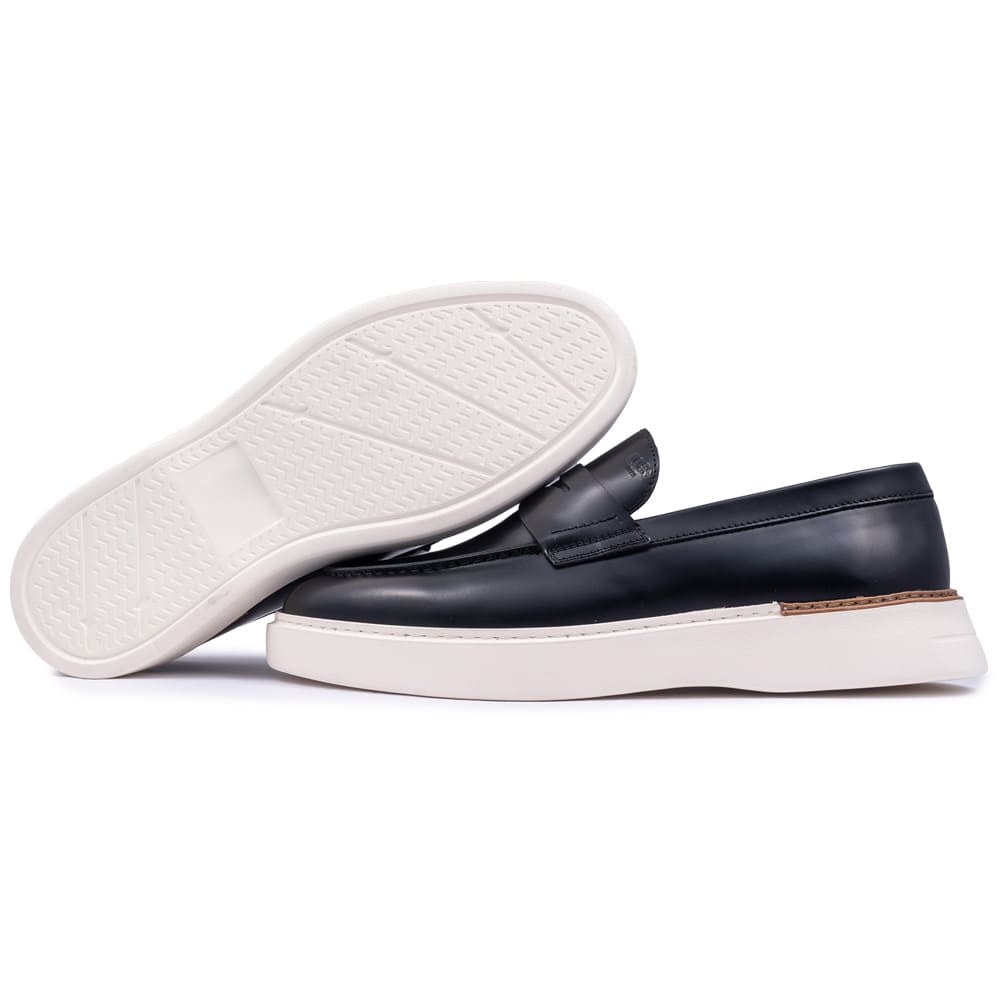 Boss Shoes Μαύρα Loafers 100% Leather - D7864