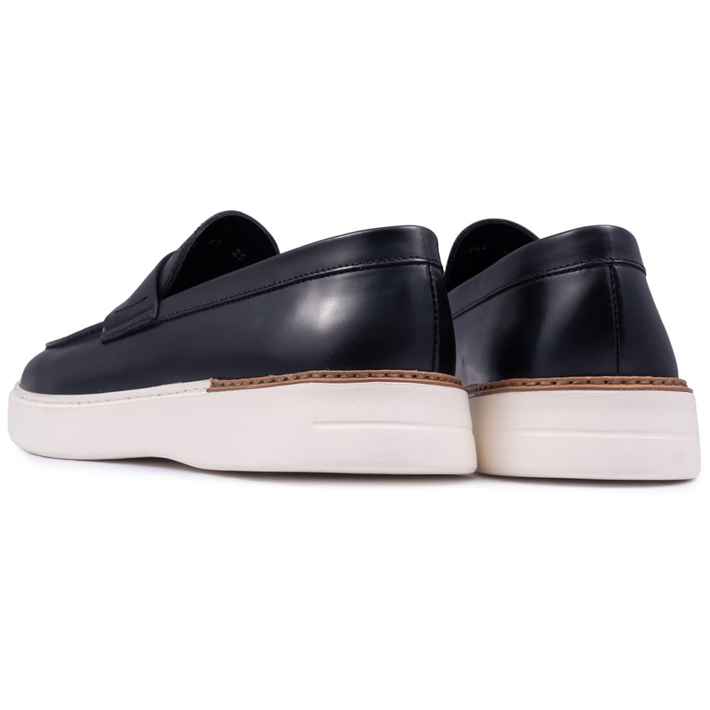 Boss Shoes Μαύρα Loafers 100% Leather - D7864