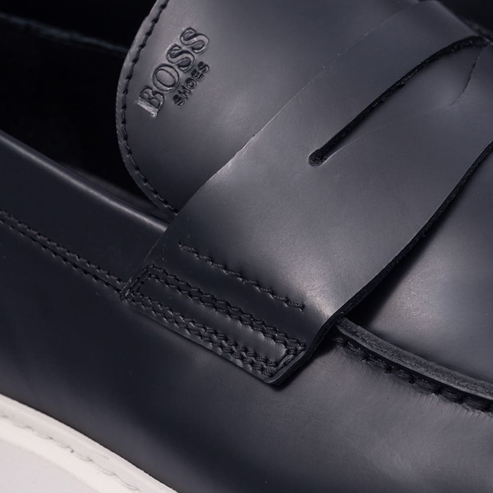 Boss Shoes Μαύρα Loafers 100% Leather - D7864
