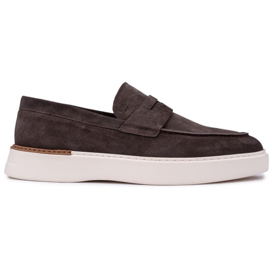 Boss Shoes Καφέ Loafer 100% Leather - D7864 SUE
