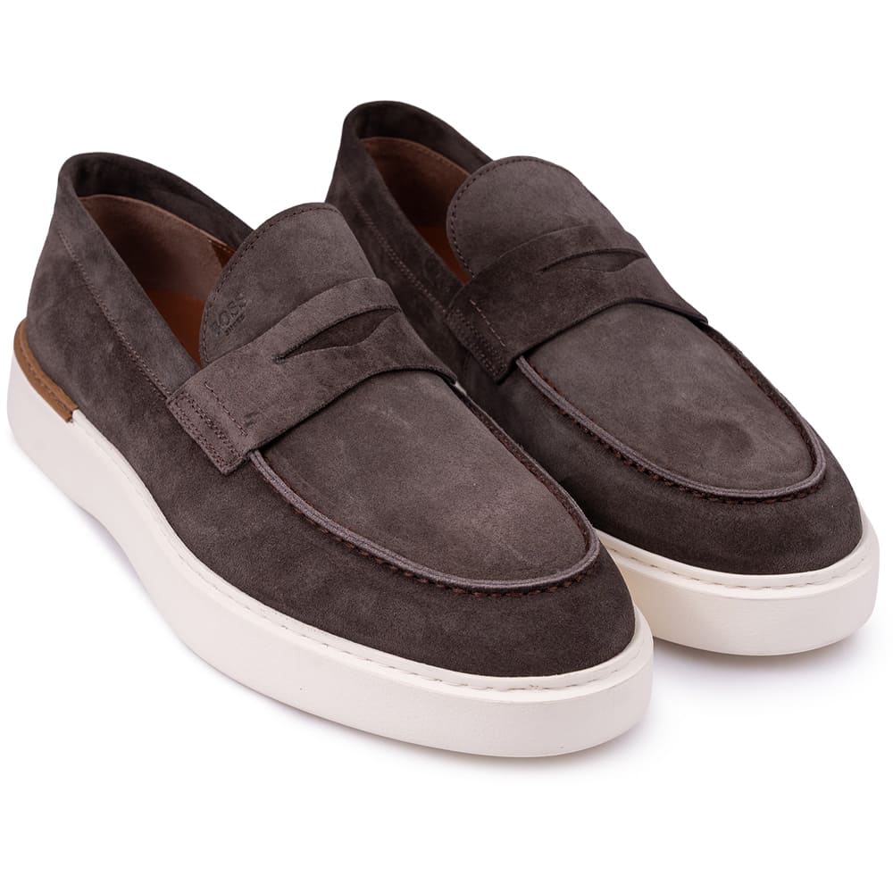Boss Shoes Καφέ Loafer 100% Leather - D7864 SUE