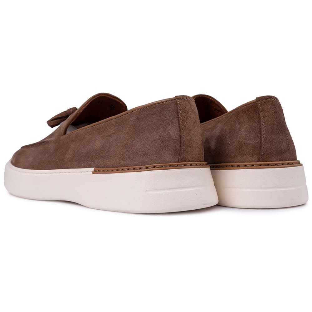 Boss Shoes Μπεζ Loafer 100% Leather - D7865 SUE