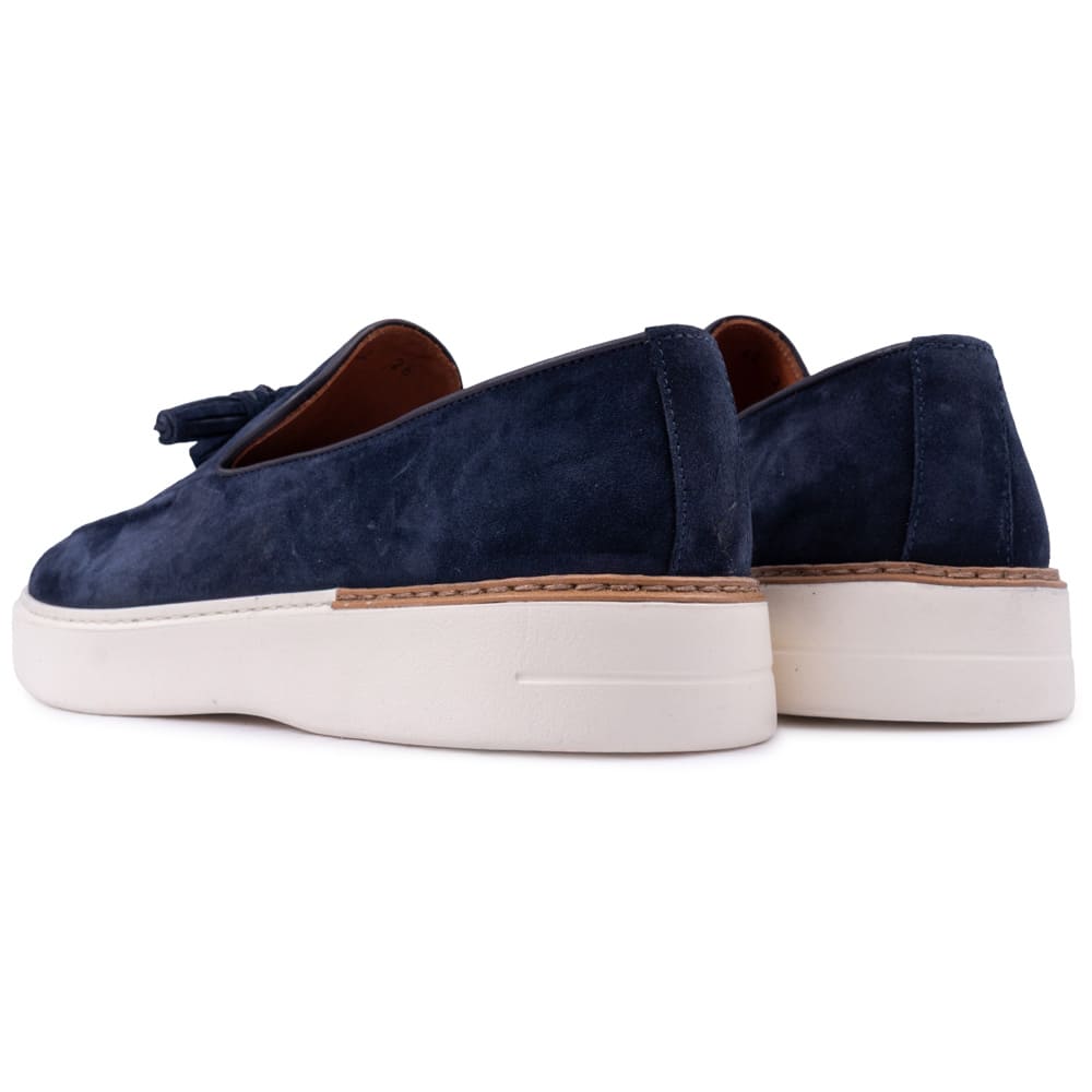 Boss Shoes Μπλε Loafer 100% Leather - D7865 SUE