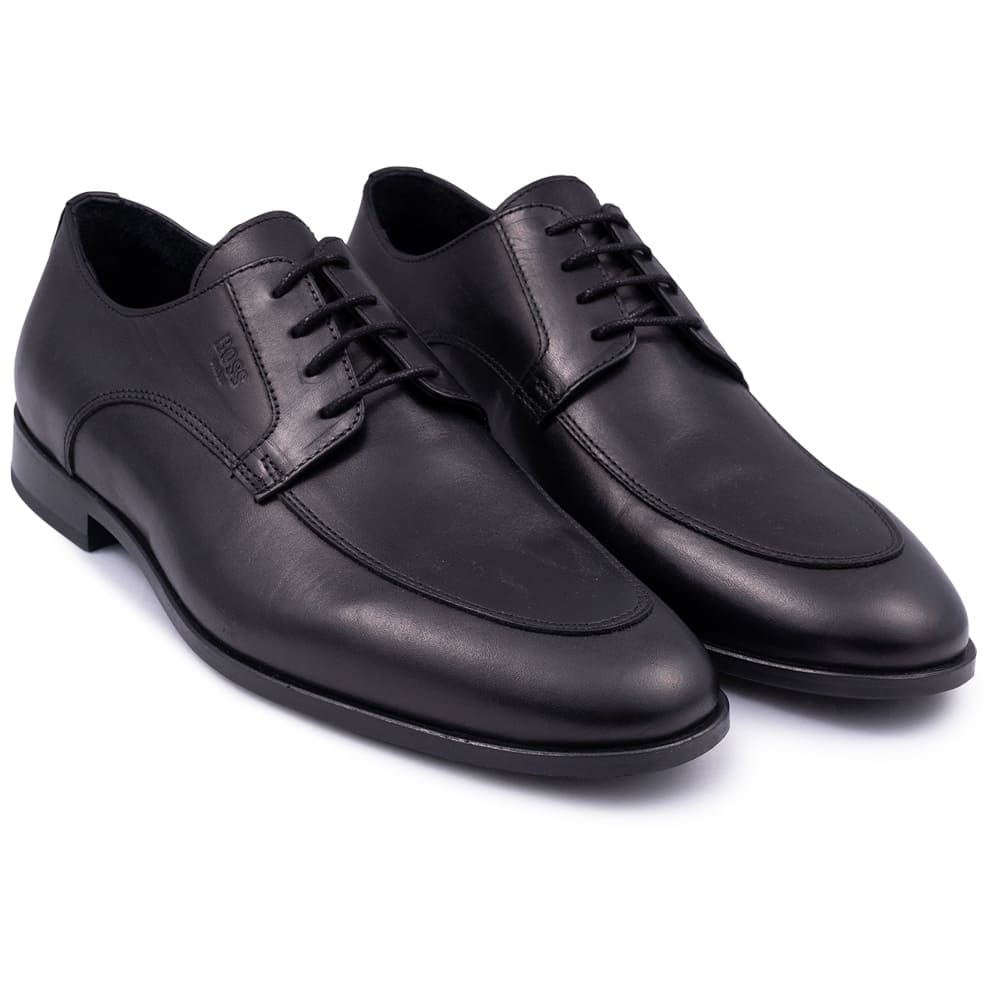 Boss Shoes Μαύρα Derby 100% Leather - D7998