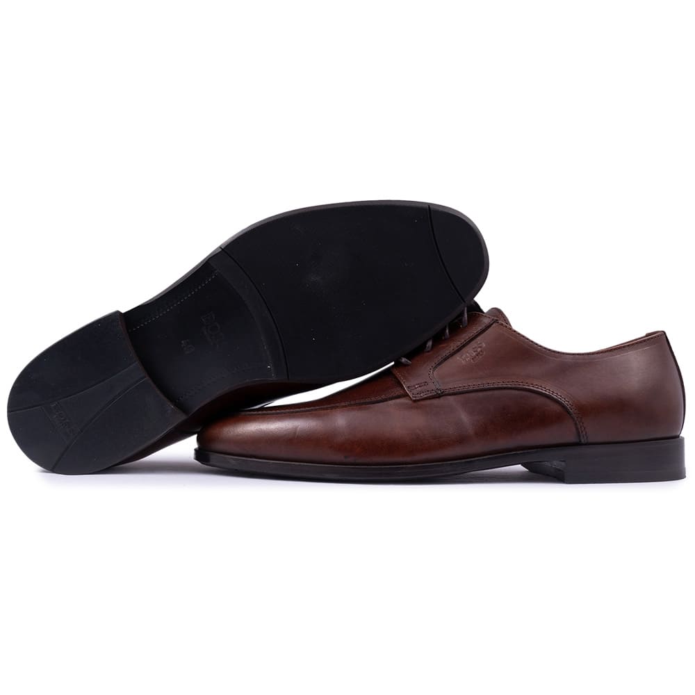 Boss Shoes Καφέ Derby 100% Leather - D7998