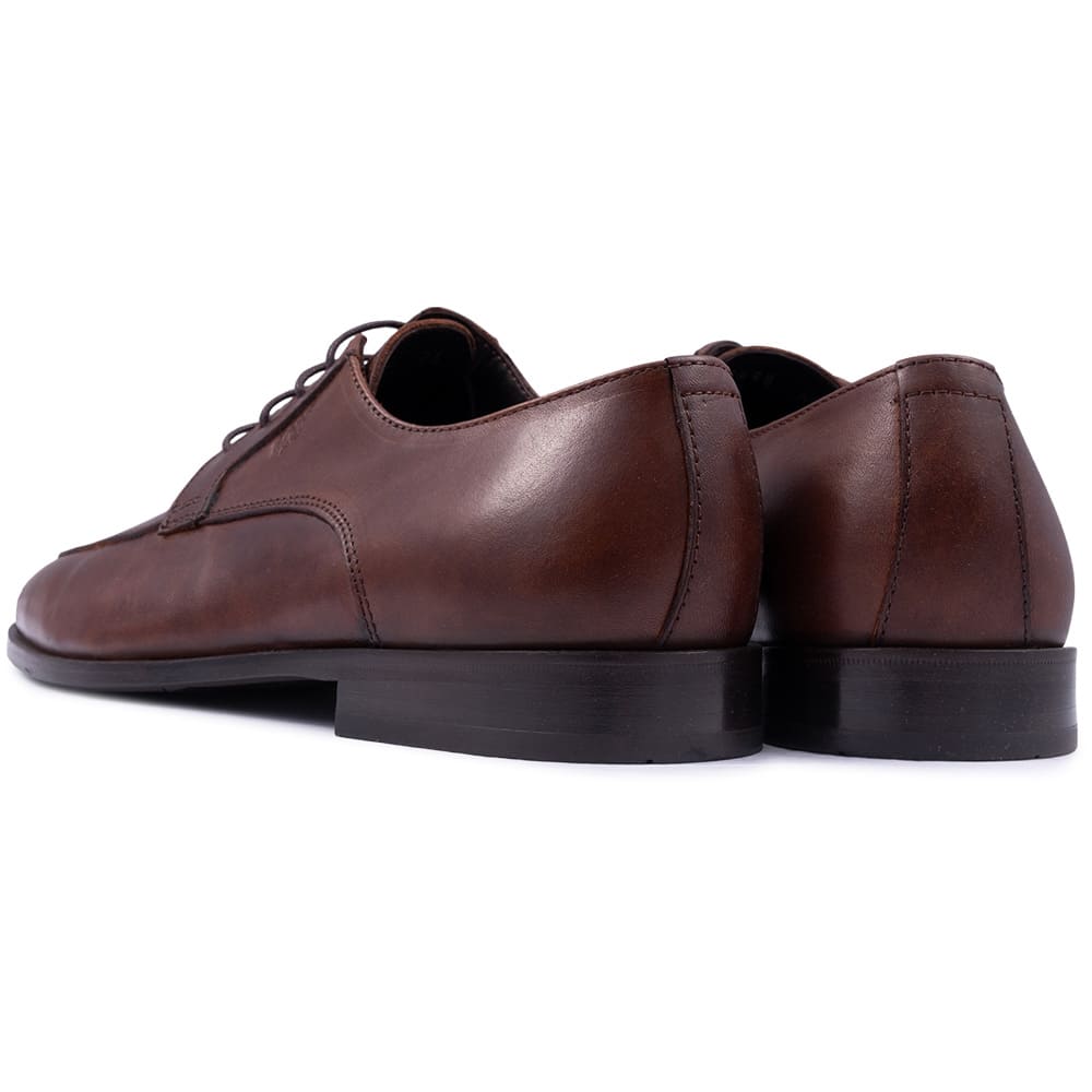 Boss Shoes Καφέ Derby 100% Leather - D7998