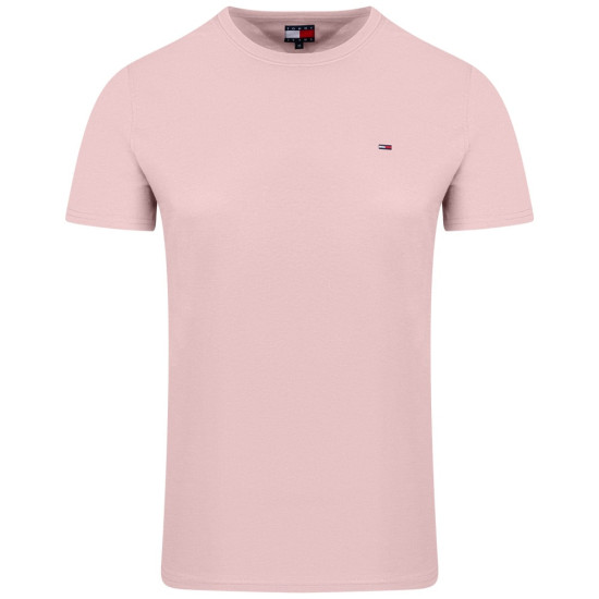 TOMMY JEANS Ροζ T-shirt C Neck - DM0DM04411