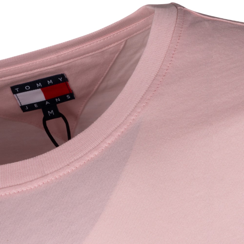 TOMMY JEANS Ροζ T-shirt C Neck - DM0DM04411