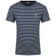 Tommy Jeans Μπλε Ριγέ T-shirt C Neck - DM0DM20377