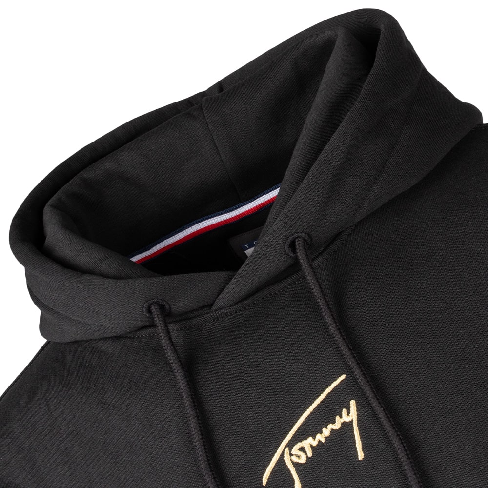 Tommy Jeans Μαύρο hoodie - DM0DM20507