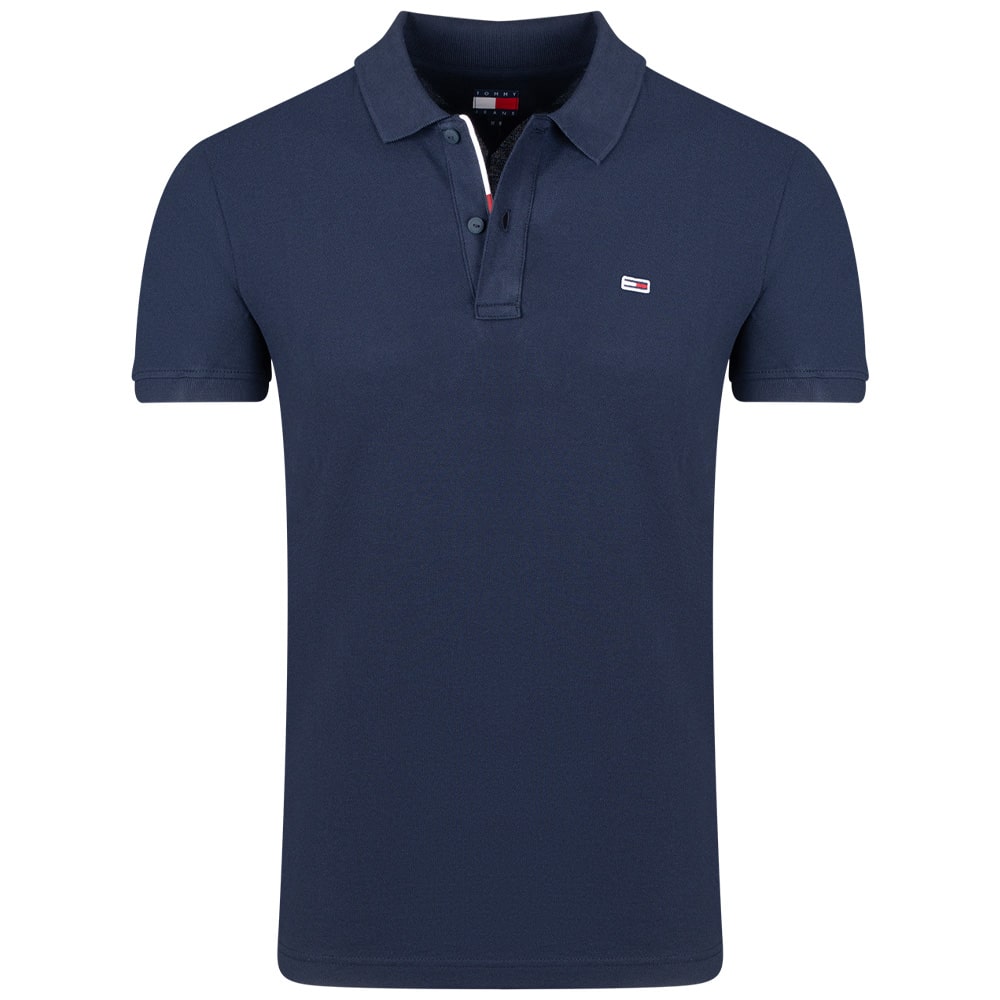 Tommy Jeans Μπλε Κοντομάνικο polo - DM0DM20676