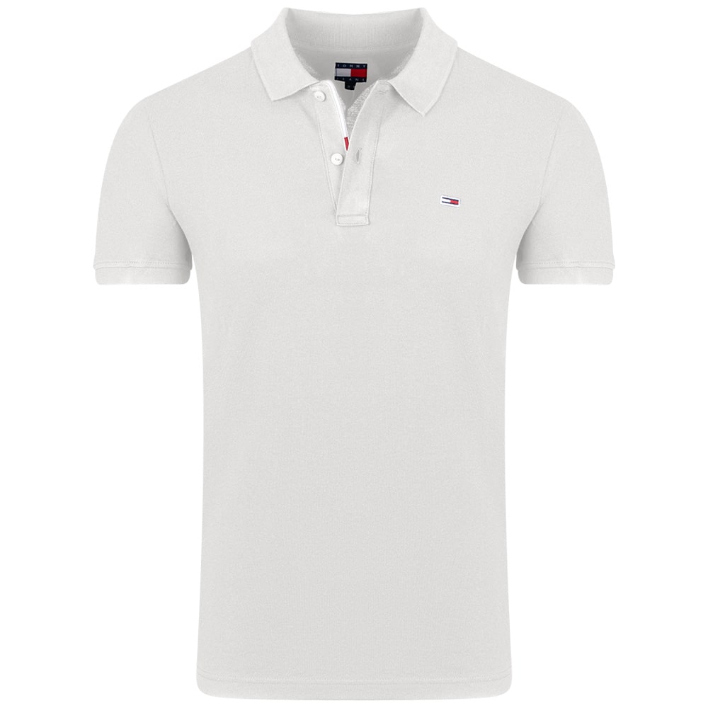 Tommy Jeans Εκρού Κοντομάνικο polo - DM0DM20676