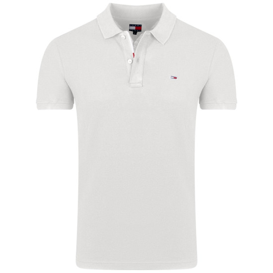 Tommy Jeans Εκρού Κοντομάνικο polo - DM0DM20676