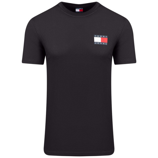 Tommy Jeans Μαύρο T-shirt C Neck - DM0DM20740