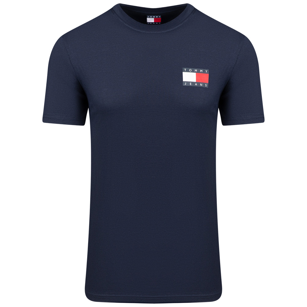 Tommy Jeans Μπλε T-shirt C Neck - DM0DM20740
