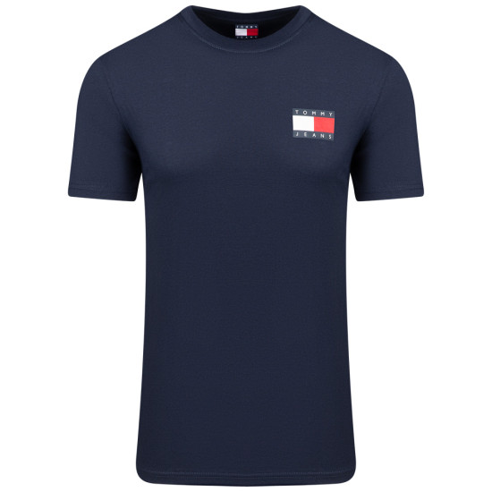 Tommy Jeans Μπλε T-shirt C Neck - DM0DM20740