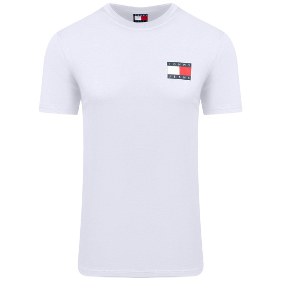 Tommy Jeans Λευκό T-shirt C Neck - DM0DM20740