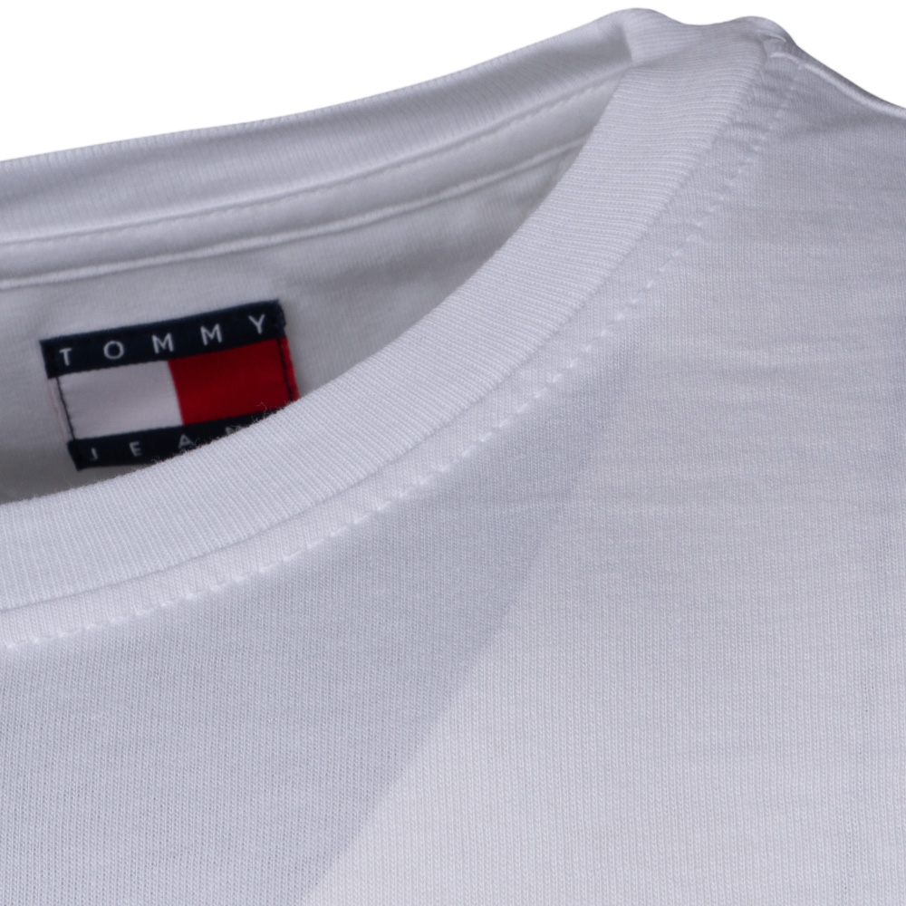Tommy Jeans Λευκό T-shirt C Neck - DM0DM20740
