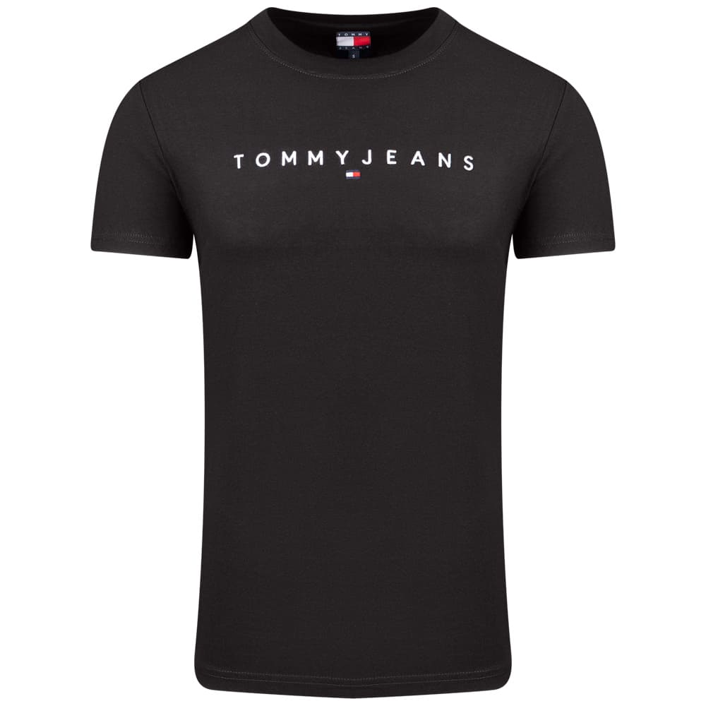 Tommy Jeans Μαύρο T-shirt C Neck - DM0DM20744
