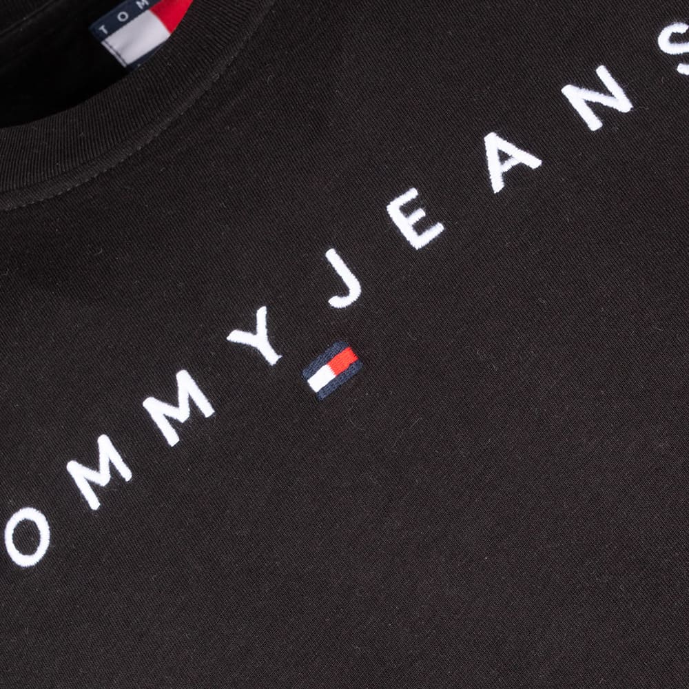 Tommy Jeans Μαύρο T-shirt C Neck - DM0DM20744