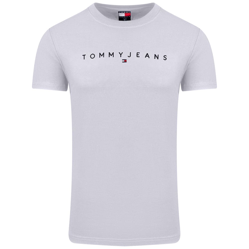 Tommy Jeans Λευκό T-shirt C Neck - DM0DM20744