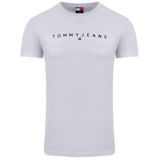 Tommy Jeans Λευκό T-shirt C Neck - DM0DM20744