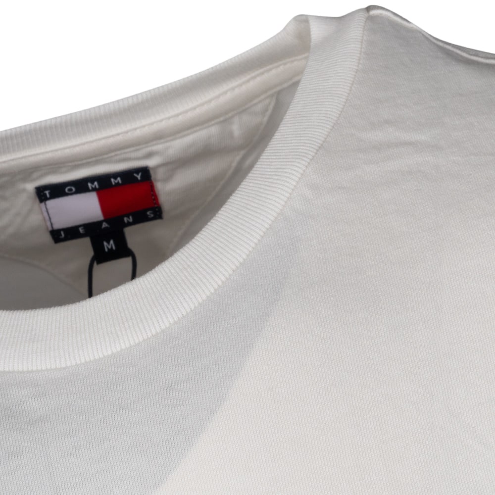Tommy Jeans Εκρού T-shirt C Neck - DM0DM20779