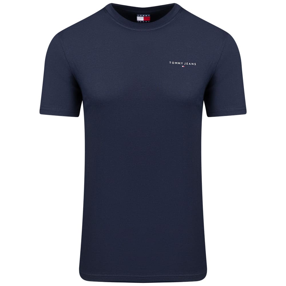 Tommy Jeans Μπλε T-shirt C Neck - DM0DM21780