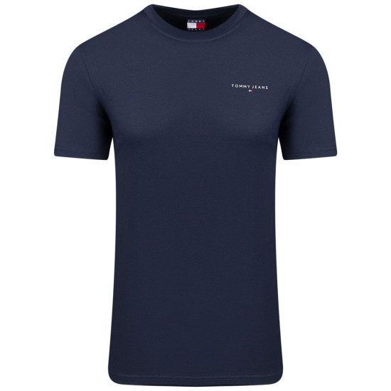 Tommy Jeans Μπλε T-shirt C Neck - DM0DM21780