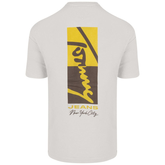 Tommy Jeans Εκρού T-shirt C Neck - DM0DM22532