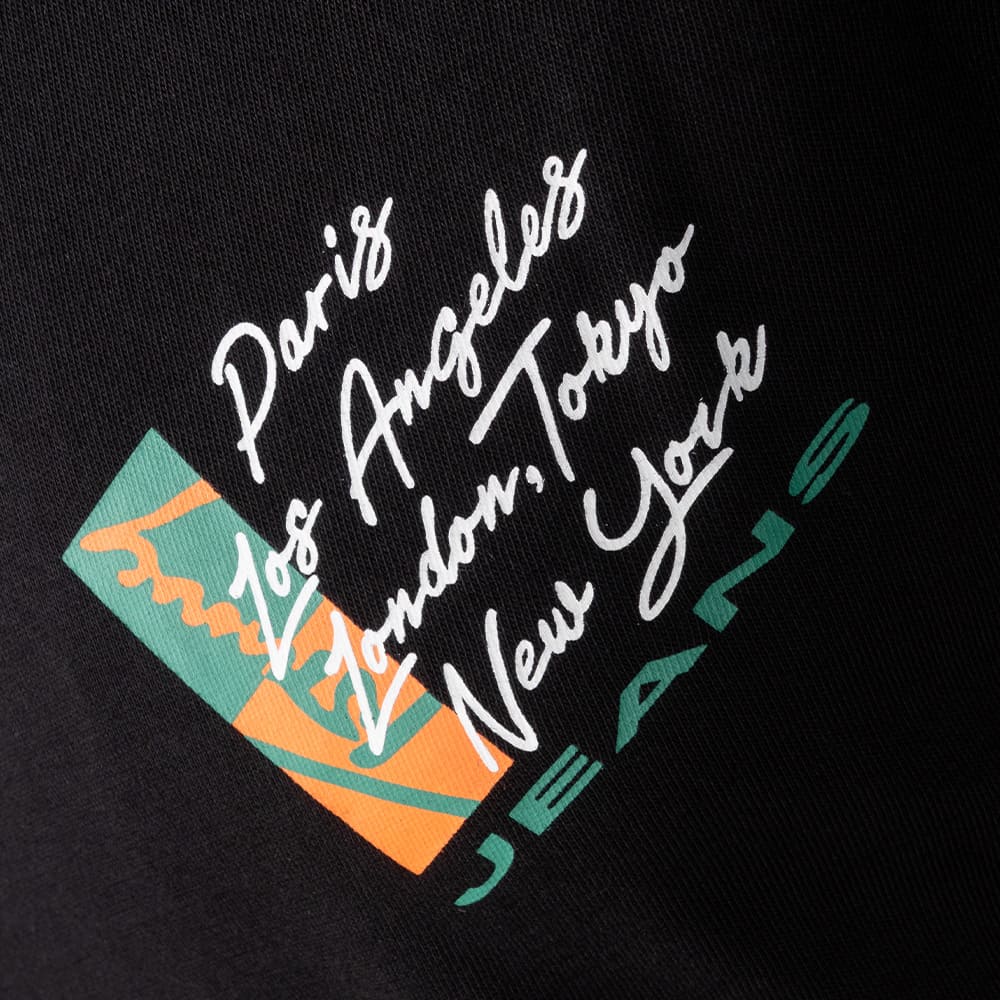 Tommy Jeans Μαύρο T-shirt C Neck - DM0DM22533