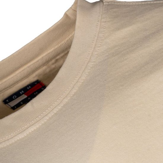Tommy Jeans Μπεζ T-shirt C Neck - DM0DM22545