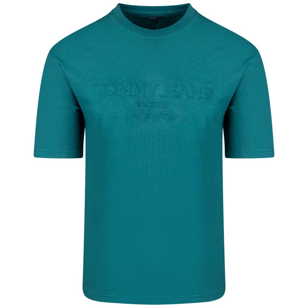 Tommy Jeans Τιρκουάζ T-shirt C Neck - DM0DM22545
