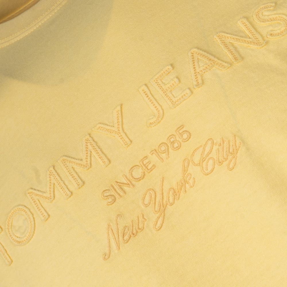 Tommy Jeans Κίτρινο T-shirt C Neck - DM0DM22545