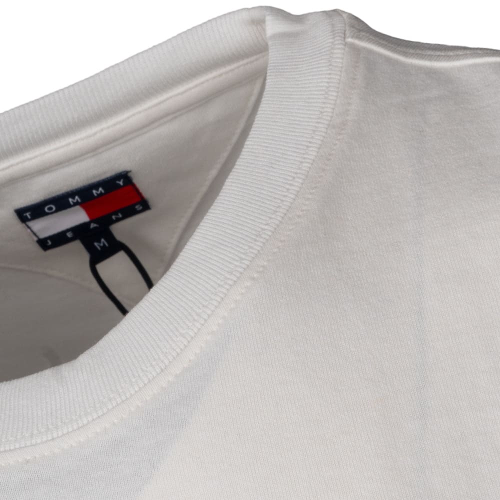 Tommy Jeans Εκρού T-shirt C Neck - DM0DM22550
