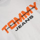 Tommy Jeans Εκρού T-shirt C Neck - DM0DM22550