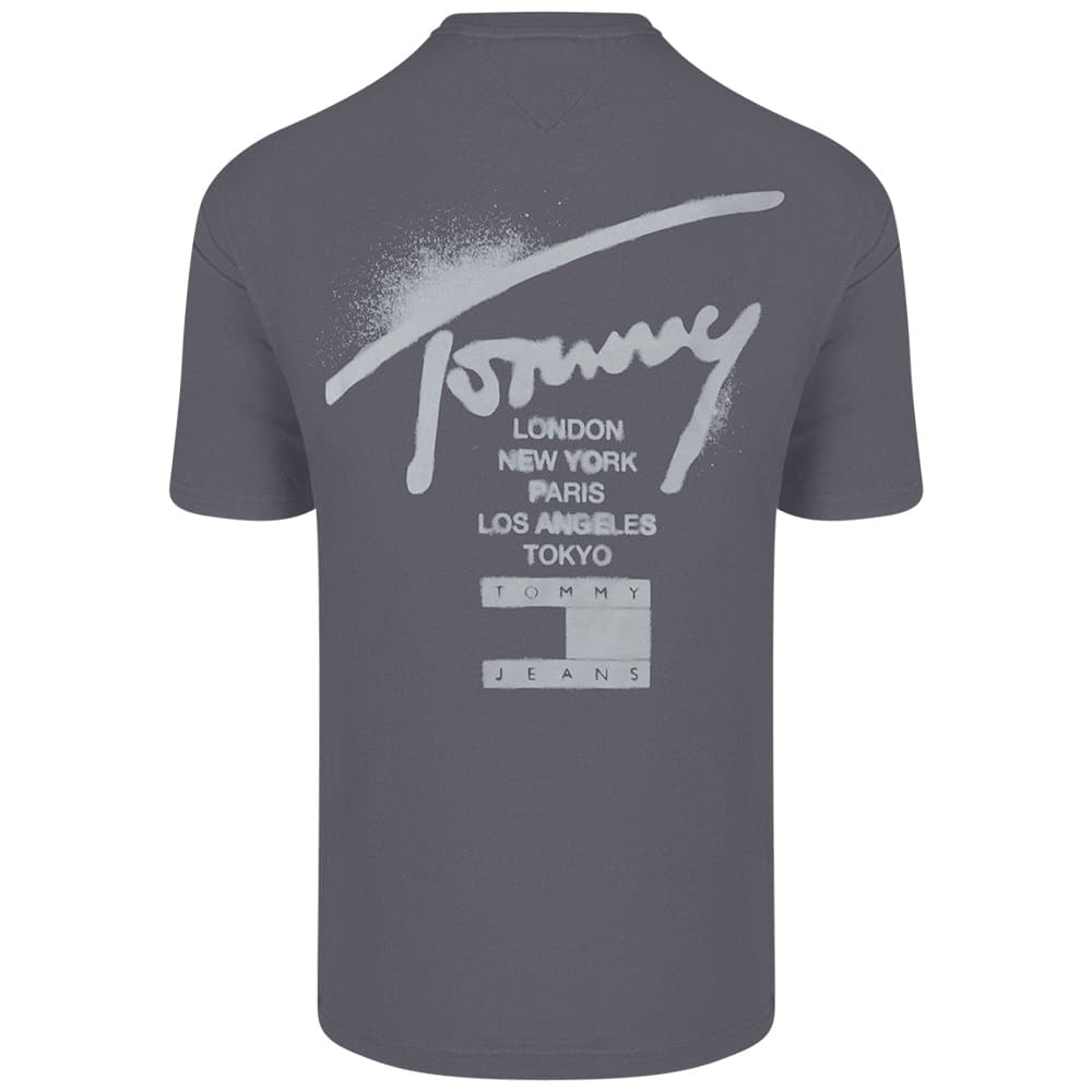 Tommy Jeans Γκρι T-shirt C Neck - DM0DM22553